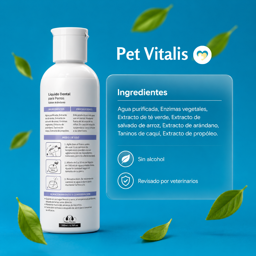 Liquido dental perritos