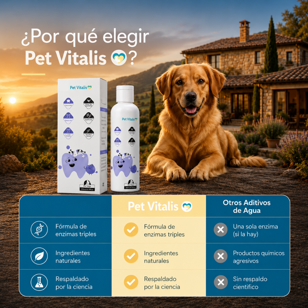 Liquido dental perritos