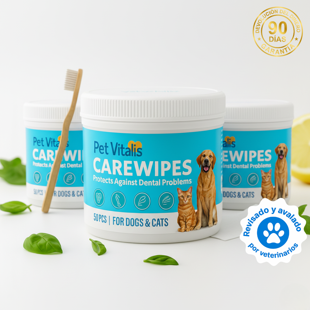 CareWipes™ Protege de problemas dentales a tu mascota